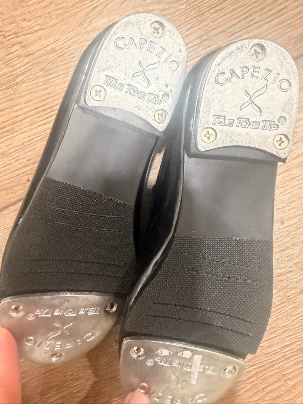 Capezio Black Patent Mary Jane Ballet Flats for Kids